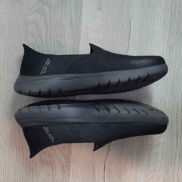 Skechers Black Slip INS shoes womens size 8.5 136544 - Picture 3 of 8